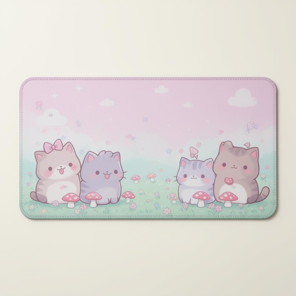 Cute kawaii custom playmat